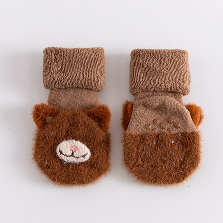 TOWED22 Toddler Baby Boys Girls Solid Cartoon FashionThick Warm Soft Sole -Slip Socks Soft And Elegant Sock 3 Month Girl Socks Brown
TOWED22 Toddler Baby Boys Girls Solid Cartoon FashionThick Warm Soft Sole -Slip Socks Soft And Elegant Sock 3 Month Girl Socks Brown