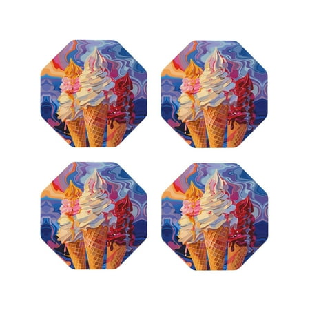 Leather Coasters with Heat-resistant for Drinks Trio Of Dripping Cones -标题2 Octagon
Leather Coasters with Heat-resistant for Drinks Trio Of Dripping Cones -标题2 Octagon
