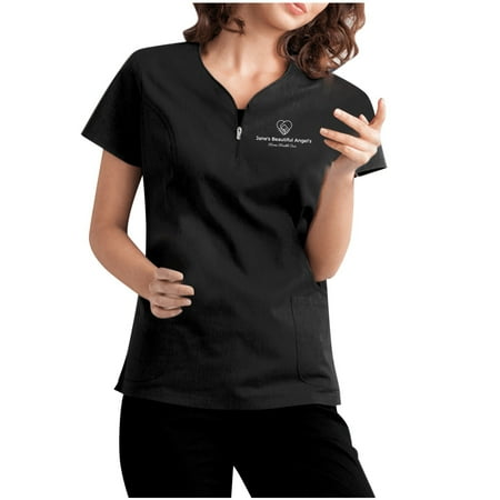 TAIAOJING Women Scrubs Top Workwear Short Sleeve V-Neck Pocket Care Workers T-Shirt Tops
TAIAOJING Women Scrubs Top Workwear Short Sleeve V-Neck Pocket Care Workers T-Shirt Tops