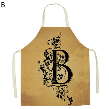 Meizhencang Bib Apron Sleeveless Waterproof Flax Alphabet Printed Long Chef Kitchen Bib for Home
Meizhencang Bib Apron Sleeveless Waterproof Flax Alphabet Printed Long Chef Kitchen Bib for Home