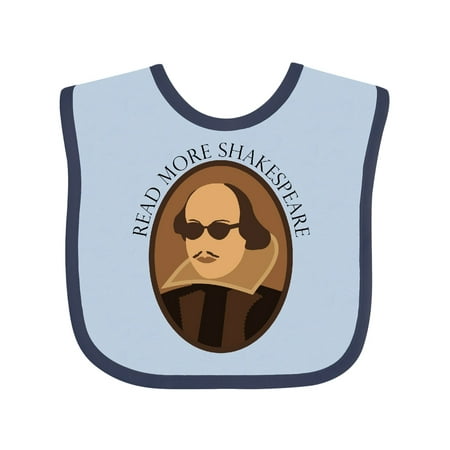 Inktastic Read More Shakespeare Fun Gift Baby Boy or Baby Girl Bib