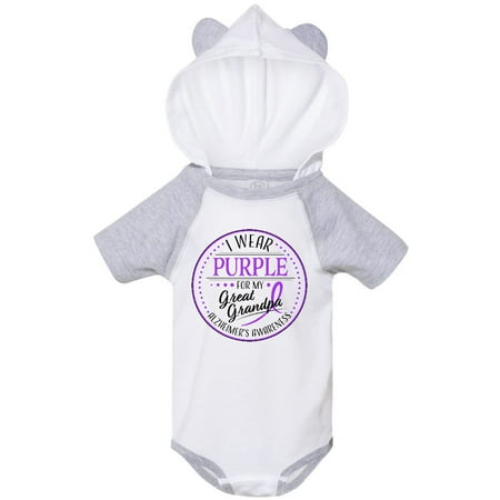 Inktastic I Wear Purple for my Great Grandpa- Alzheimers Awareness Gift Baby Boy or Baby Girl Bodysuit
Inktastic I Wear Purple for my Great Grandpa- Alzheimers Awareness Gift Baby Boy or Baby Girl Bodysuit