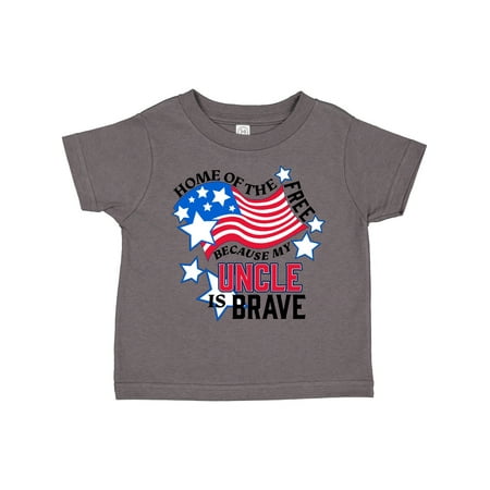Inktastic Home of the Free Because My Uncle is Brave Gift Toddler Boy or Toddler Girl T-Shirt
Inktastic Home of the Free Because My Uncle is Brave Gift Toddler Boy or Toddler Girl T-Shirt
