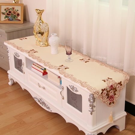 European wedding Table flag embroidery lace lace edge dust-proof home party tabletop decoration 40cm*175cm
European wedding Table flag embroidery lace lace edge dust-proof home party tabletop decoration 40cm*175cm