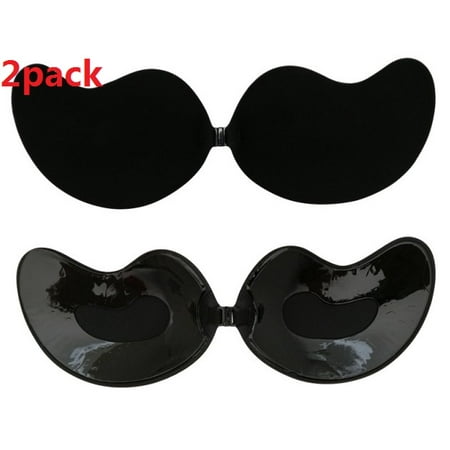 Sticky Bra Backless Strapless Bra Lift Up Adhesive Silicone Push Up Bra 2 Pairs Pasties for Women with Nipple Covers Black
Sticky Bra Backless Strapless Bra Lift Up Adhesive Silicone Push Up Bra 2 Pairs Pasties for Women with Nipple Covers Black
