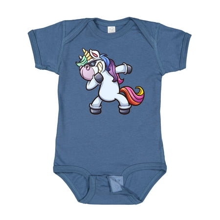 Inktastic Dabbing Unicorn Gift Baby Boy or Baby Girl Bodysuit