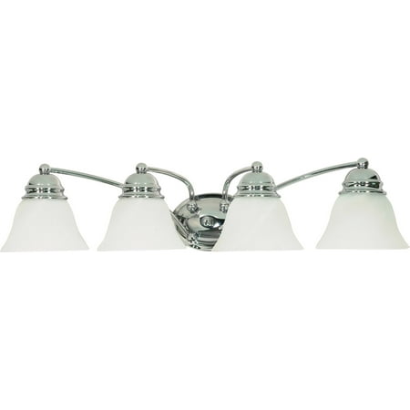 Bathroom Vanity 4 Light With Polished Chrome Finish Metal Medium Base 29 inch 400 Watts
Bathroom Vanity 4 Light With Polished Chrome Finish Metal Medium Base 29 inch 400 Watts