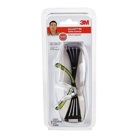 3M SF400M-WV-6 SecureFit 400 Safety Eyewear Anti-Fog/Anti-Scratch Green/Black
3M SF400M-WV-6 SecureFit 400 Safety Eyewear Anti-Fog/Anti-Scratch Green/Black