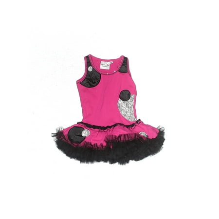 Pre-Owned Ooh La La Couture Girl s Size 18 Mo Dress