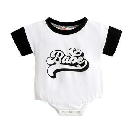 NIUREDLTD Baby Unisex Letter Spring Summer Print Short Sleeve Romper Bosyduit Clothes Size 70
NIUREDLTD Baby Unisex Letter Spring Summer Print Short Sleeve Romper Bosyduit Clothes Size 70