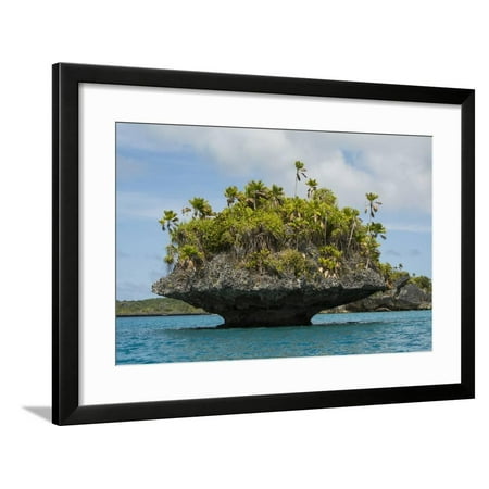 Fiji, Island of Fulanga. Mushroom Islets, Coral Limestone Formations Framed Print Wall Art By Cindy Miller Hopkins