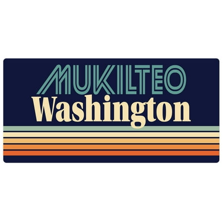 Mukilteo Washington 5 x 2.5-Inch Fridge Magnet Retro Design