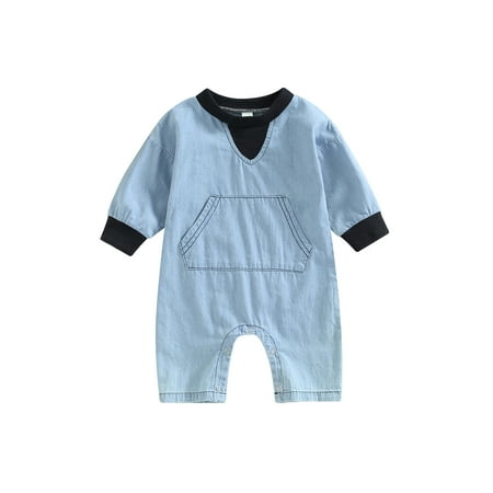 Bagilaanoe Newborn Baby Boys Jumpsuit Patchwork Long Sleeve Bodysuit 6M 12M 18M 24M Infant One Piece Romper
Bagilaanoe Newborn Baby Boys Jumpsuit Patchwork Long Sleeve Bodysuit 6M 12M 18M 24M Infant One Piece Romper