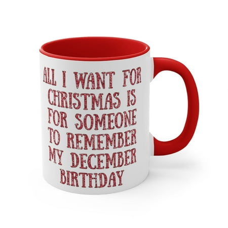 December Birthday Mug