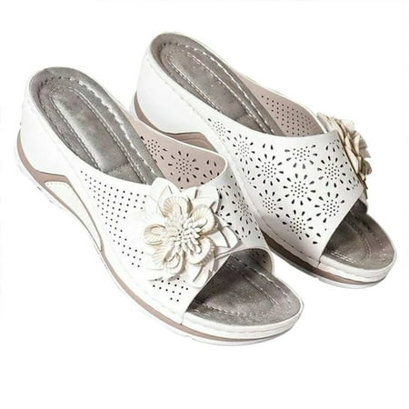 Flower Wedges Flip For Women Comfortable and Breathable for Women Girls Sandals 42 White
Flower Wedges Flip For Women Comfortable and Breathable for Women Girls Sandals 42 White