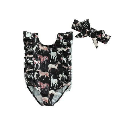 Toddler Baby Girl Swimsuit Ruffle Sleeveless Swimwear One Piece Bathing Suit Kids Summer Beach Wear + Headband
Toddler Baby Girl Swimsuit Ruffle Sleeveless Swimwear One Piece Bathing Suit Kids Summer Beach Wear + Headband