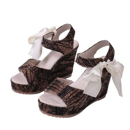 TUOBARR Womens Wedge Sandals Women s Fashion Platform 10CM Heel Sandals Shoes Thick Bottom Silk Ribbon Sandals Black
TUOBARR Womens Wedge Sandals Women s Fashion Platform 10CM Heel Sandals Shoes Thick Bottom Silk Ribbon Sandals Black