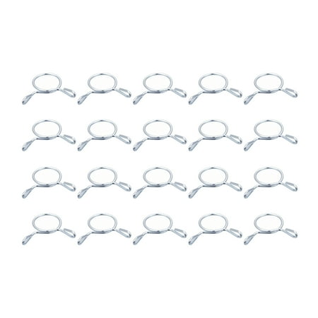 Fuel Line Hose Clips 50 Pack 12mm 65Mn Steel Single Wire Tubing Spring Clamps (Silver)
Fuel Line Hose Clips 50 Pack 12mm 65Mn Steel Single Wire Tubing Spring Clamps (Silver)