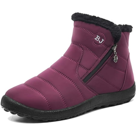 YAZI Mens Snow Boots Women Winter Anti-Slip Ankle Booties Waterproof Slip On Warm Fur Lined Sneaker
YAZI Mens Snow Boots Women Winter Anti-Slip Ankle Booties Waterproof Slip On Warm Fur Lined Sneaker