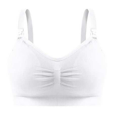 PERZOE Nursing Bra Breasted Closure Elastic Shoulder Straps Wire Free Anti-Sagging Nursing Bra Women Padded Open Front Maternity Breastfeeding Bra
PERZOE Nursing Bra Breasted Closure Elastic Shoulder Straps Wire Free Anti-Sagging Nursing Bra Women Padded Open Front Maternity Breastfeeding Bra