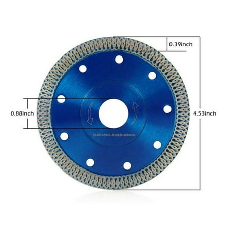 Porcelain Tile Turbo Diamond Dry Cutting Blade Disc Grinder Wheel Saw Blades 115mm
Porcelain Tile Turbo Diamond Dry Cutting Blade Disc Grinder Wheel Saw Blades 115mm