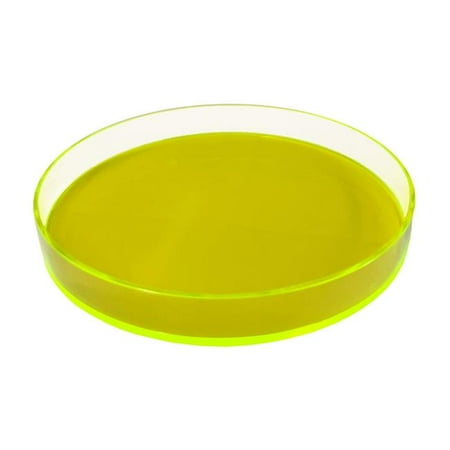 R16 Home AVRT13-WHT White Round Lucite Tray