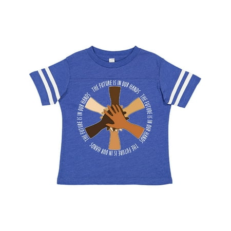 Inktastic The Future is in Our Hands Gift Toddler Boy or Toddler Girl T-Shirt