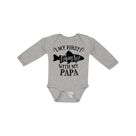 Inktastic My First Fishing Trip with My Papa Gift Baby Boy or Baby Girl Long Sleeve Bodysuit
Inktastic My First Fishing Trip with My Papa Gift Baby Boy or Baby Girl Long Sleeve Bodysuit