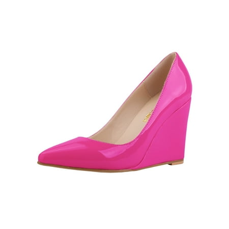 Ritualay Womens Classic Office Comfortable Wedge | Mid Low Heel Round Toe Walking Dress Pumps Purple 7.5
Ritualay Womens Classic Office Comfortable Wedge | Mid Low Heel Round Toe Walking Dress Pumps Purple 7.5