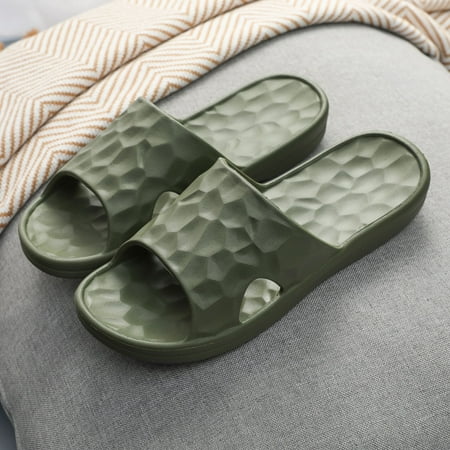 Cathalem Fashion All Seasons Men Slippers Flat Bottom Home Bathroom Non Slip Open Toe Slip On Wave Foot Support Slippers for Men Green 11
Cathalem Fashion All Seasons Men Slippers Flat Bottom Home Bathroom Non Slip Open Toe Slip On Wave Foot Support Slippers for Men Green 11