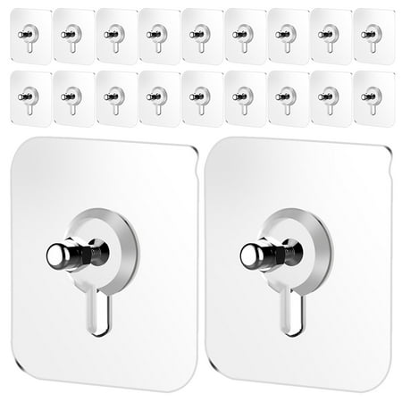 Bestonzon 20pcs Hanging Nail Stickers Punch-free Screw Stickers Nail-free Wall Hanger Stickers
Bestonzon 20pcs Hanging Nail Stickers Punch-free Screw Stickers Nail-free Wall Hanger Stickers