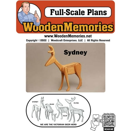 Victorian Deer (Sydney) - Woodworking Plans for Deer Holiday & Woodcraft Project Patterns
Victorian Deer (Sydney) - Woodworking Plans for Deer Holiday & Woodcraft Project Patterns