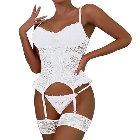 ZMHEGW Underwear Women Seamless Mesh Lingerie Print Lingerie Three Piecese Set With Socks Or Ring Underwear For Womens
ZMHEGW Underwear Women Seamless Mesh Lingerie Print Lingerie Three Piecese Set With Socks Or Ring Underwear For Womens