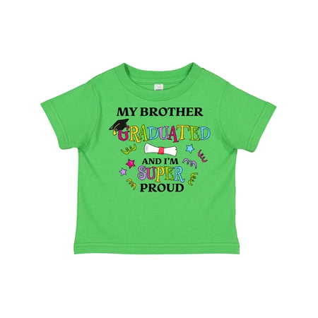 Inktastic My Brother Graduated and I m Super Proud Gift Toddler Boy or Toddler Girl T-Shirt
Inktastic My Brother Graduated and I m Super Proud Gift Toddler Boy or Toddler Girl T-Shirt