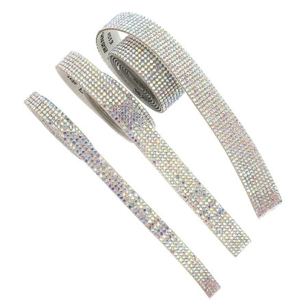 3 Rolls Adhesive Rhinestones Rhinestones Decor Self-adhesive Diamond Strap Diamonds for Crafts Costume Accessories
3 Rolls Adhesive Rhinestones Rhinestones Decor Self-adhesive Diamond Strap Diamonds for Crafts Costume Accessories