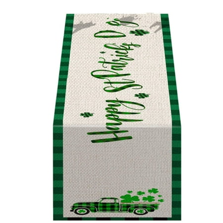Saint Patricks Day Decorations St. Patricks s Day Table Flag Linen Reversible Printed Tablecloth Non Slip Heat Resistants Placemat Short Table Fall
Saint Patricks Day Decorations St. Patricks s Day Table Flag Linen Reversible Printed Tablecloth Non Slip Heat Resistants Placemat Short Table Fall