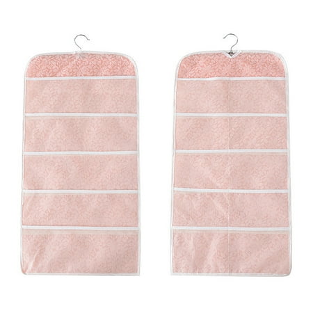 AIEOTT Clearance5+10 Non-woven Double-sided Storage Bag Washable Wardrobe Multi-pocket Bra Hanging Bag Door Rear Socks Storage Bag
AIEOTT Clearance5+10 Non-woven Double-sided Storage Bag Washable Wardrobe Multi-pocket Bra Hanging Bag Door Rear Socks Storage Bag