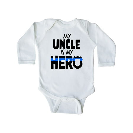 Inktastic My Uncle is my Hero Police Officer Family Gift Baby Boy or Baby Girl Long Sleeve Bodysuit
Inktastic My Uncle is my Hero Police Officer Family Gift Baby Boy or Baby Girl Long Sleeve Bodysuit