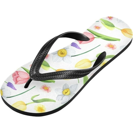 Watercolor Flowers Flip Flop Casual Non-slip Thong Sandals for Women Men Beach Summer Slippers XS Indoor Outdoor
Watercolor Flowers Flip Flop Casual Non-slip Thong Sandals for Women Men Beach Summer Slippers XS Indoor Outdoor