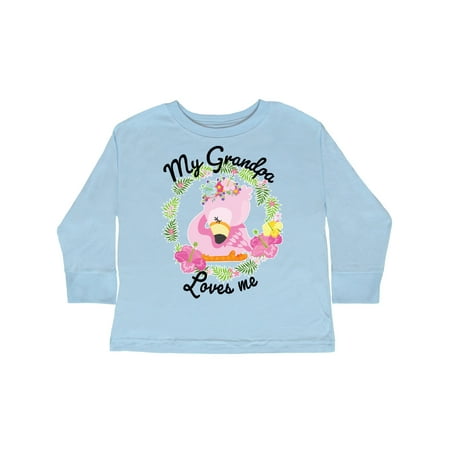Inktastic Baby Flamingo My Grandpa Loves Me with Flower Wreath Gift Toddler Boy or Toddler Girl Long Sleeve T-Shirt
Inktastic Baby Flamingo My Grandpa Loves Me with Flower Wreath Gift Toddler Boy or Toddler Girl Long Sleeve T-Shirt