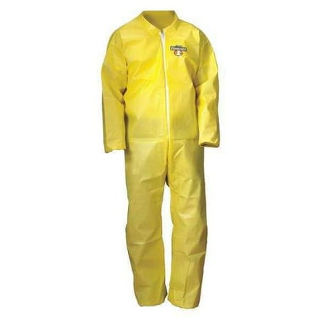 CONDOR 30LV18 Coverall, Yellow, 2XL, PK12