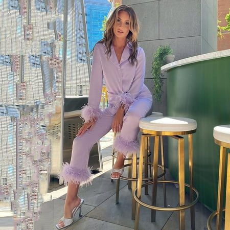 〖Roliyen〗Lingerie For Women Fe Ather Two-Piece Suit Long Sleeve Solid Color Button Camis Tops+Long Pants 2 Piece Sleepwear Winter Set
〖Roliyen〗Lingerie For Women Fe Ather Two-Piece Suit Long Sleeve Solid Color Button Camis Tops+Long Pants 2 Piece Sleepwear Winter Set