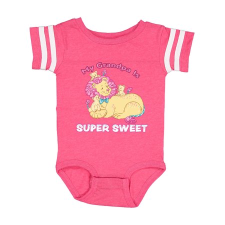 Inktastic My Grandpa Is Super Sweet Cotton Candy Lions with Pink Mane Gift Baby Boy or Baby Girl Bodysuit
Inktastic My Grandpa Is Super Sweet Cotton Candy Lions with Pink Mane Gift Baby Boy or Baby Girl Bodysuit