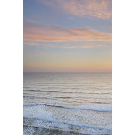 Sunset on the Redwoods Coast of Northern California from Vista Point, Del Norte Coast Redwoods State Park, California Poster Print by Alan Majchrowicz