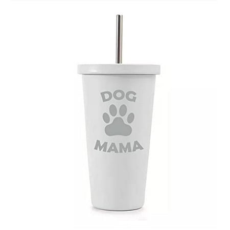 16 oz Stainless Steel Double Wall Insulated Tumbler Pool Beach Cup Travel Mug With Straw Dog Mama Funny Dog Mom Mother (White)
16 oz Stainless Steel Double Wall Insulated Tumbler Pool Beach Cup Travel Mug With Straw Dog Mama Funny Dog Mom Mother (White)