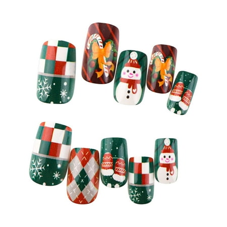 Black and Friday Christmas Trees Kuluzego Hot Selling 24 Christmas Wearing Snowflake Santa Claus Halloween Box with Fake Nails
Black and Friday Christmas Trees Kuluzego Hot Selling 24 Christmas Wearing Snowflake Santa Claus Halloween Box with Fake Nails