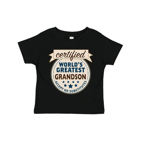 Inktastic Certified World s Greatest Grandson Accept No Substitutes Gift Toddler Boy Girl T-Shirt
Inktastic Certified World s Greatest Grandson Accept No Substitutes Gift Toddler Boy Girl T-Shirt