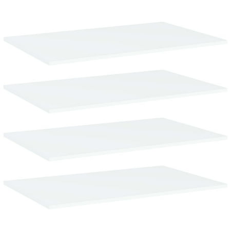 WONISOLI Bookshelf Boards 4 pcs White 31.5 x19.7 x0.6 Chipboard