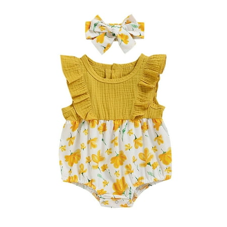 Toddler Girls Bodysuit Ruffle Trim Headband Sleeveless Printed Floral Newborn Kids Children Cartoon Fashion Outwear Streetwear Spring Summer Rompers Jumpsuits
Toddler Girls Bodysuit Ruffle Trim Headband Sleeveless Printed Floral Newborn Kids Children Cartoon Fashion Outwear Streetwear Spring Summer Rompers Jumpsuits