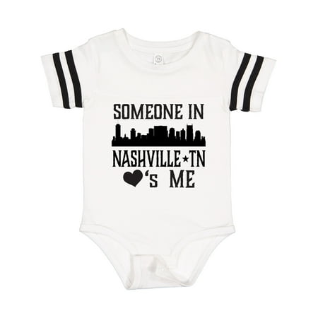 Inktastic Nashville Tennessee Someone Loves Me Skyline Gift Baby Boy or Baby Girl Bodysuit
Inktastic Nashville Tennessee Someone Loves Me Skyline Gift Baby Boy or Baby Girl Bodysuit